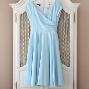 The Pretty Dress Company Blue Midi Swing Dress